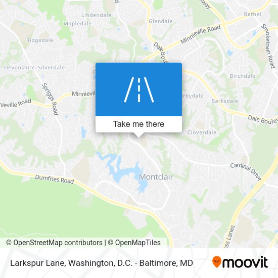 Mapa de Larkspur Lane