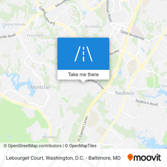Mapa de Lebourget Court
