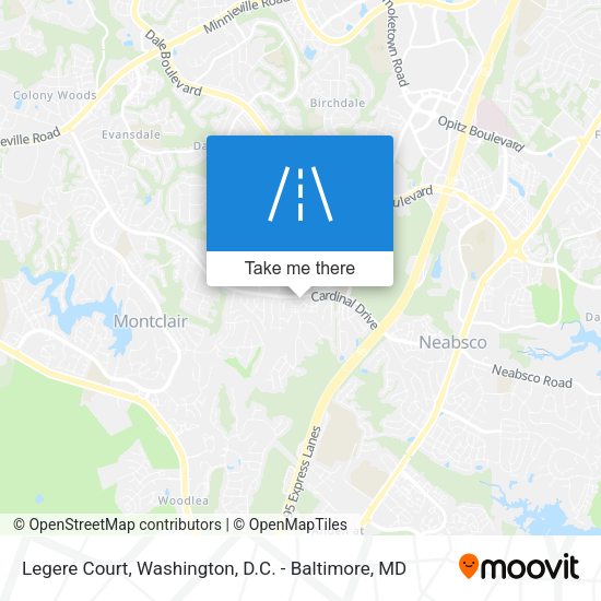 Legere Court map