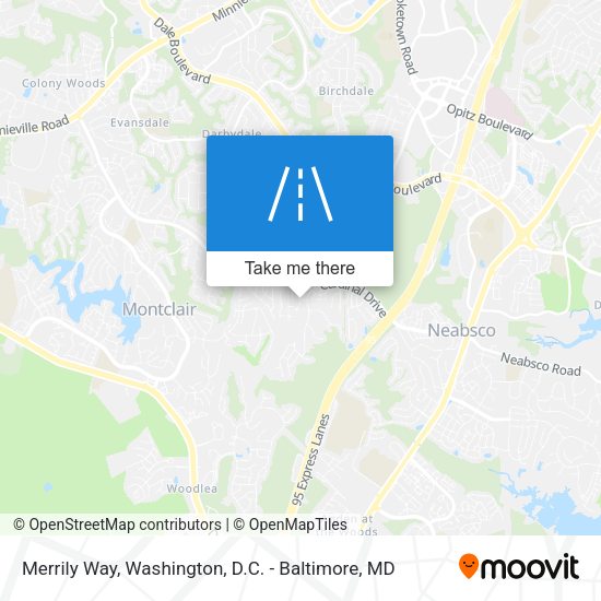 Merrily Way map
