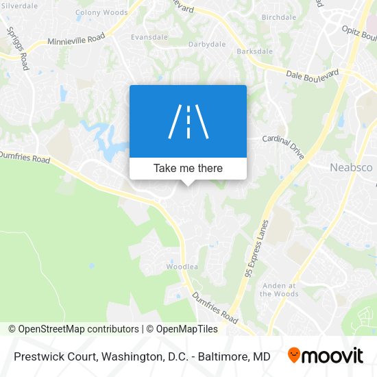 Prestwick Court map
