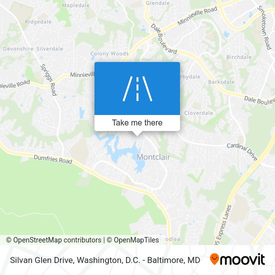Mapa de Silvan Glen Drive