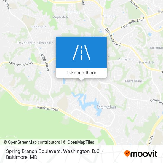 Mapa de Spring Branch Boulevard