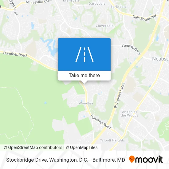 Stockbridge Drive map