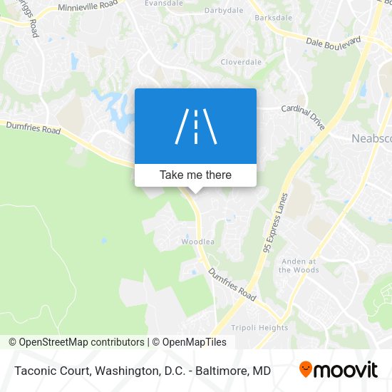 Taconic Court map