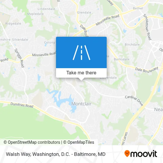 Walsh Way map