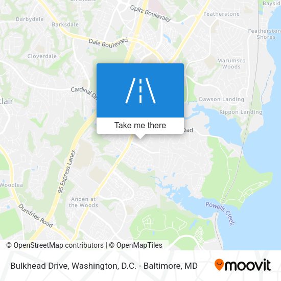 Bulkhead Drive map