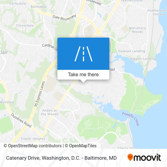 Catenary Drive map