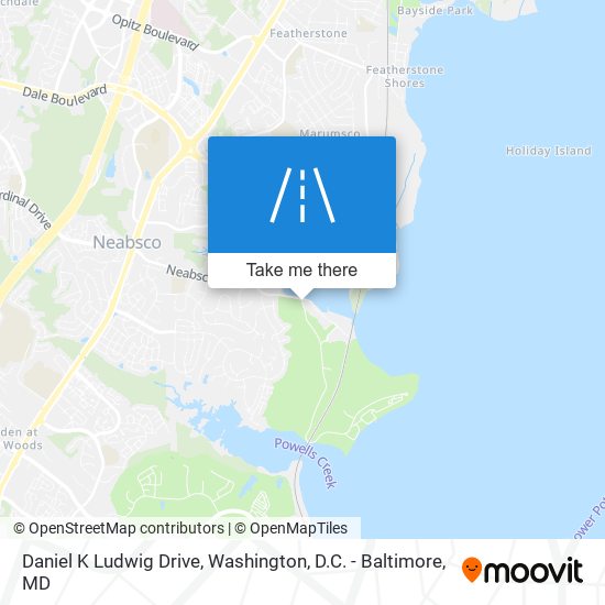Daniel K Ludwig Drive map