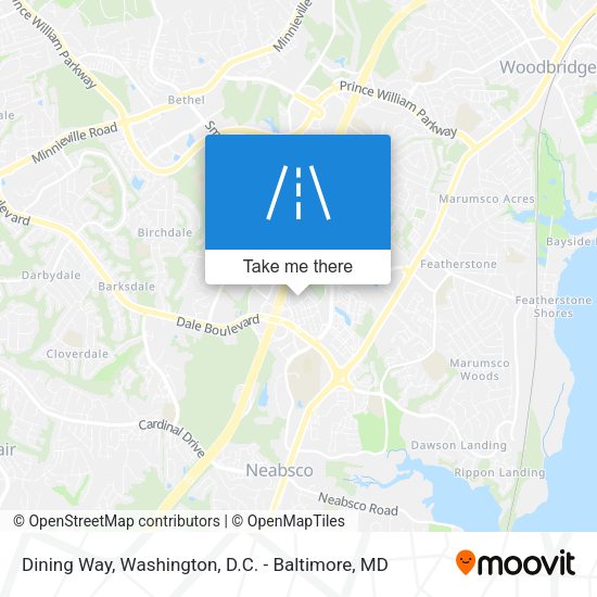Dining Way map