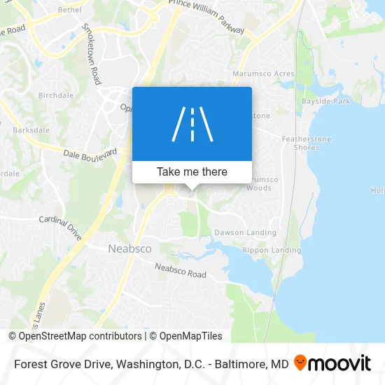 Forest Grove Drive map