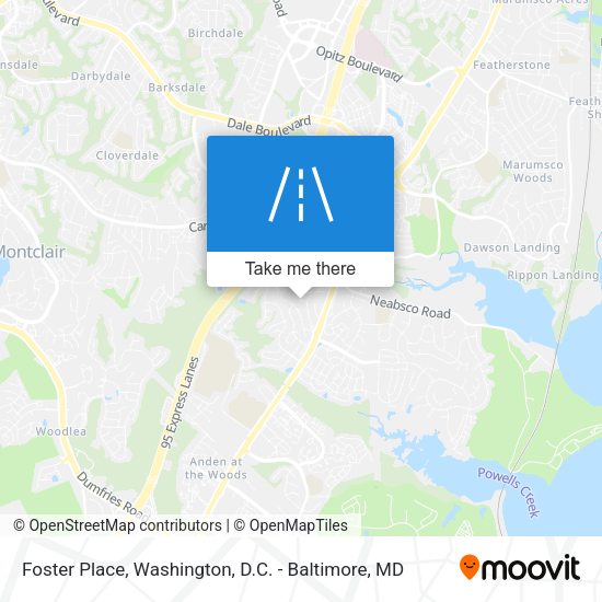 Mapa de Foster Place
