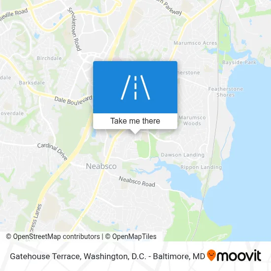 Gatehouse Terrace map