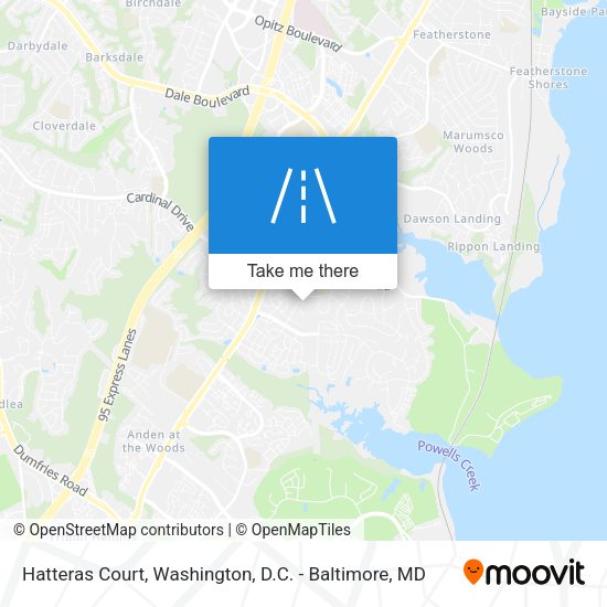 Hatteras Court map