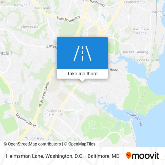 Helmsman Lane map