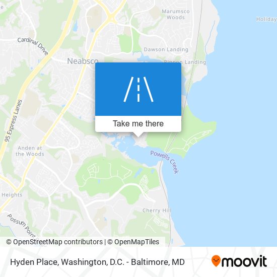 Mapa de Hyden Place