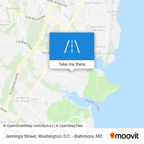 Jennings Street map