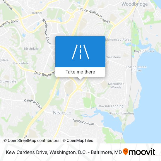 Mapa de Kew Cardens Drive