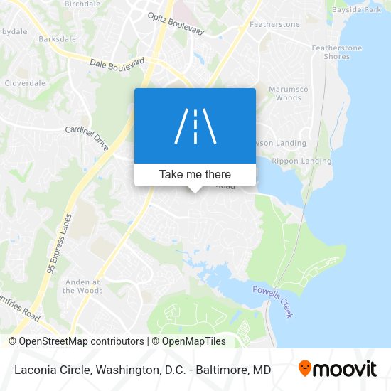 Laconia Circle map