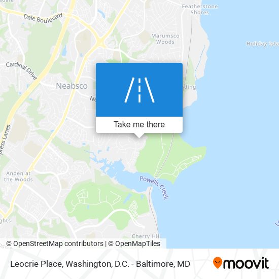 Mapa de Leocrie Place