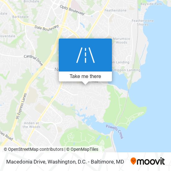 Macedonia Drive map