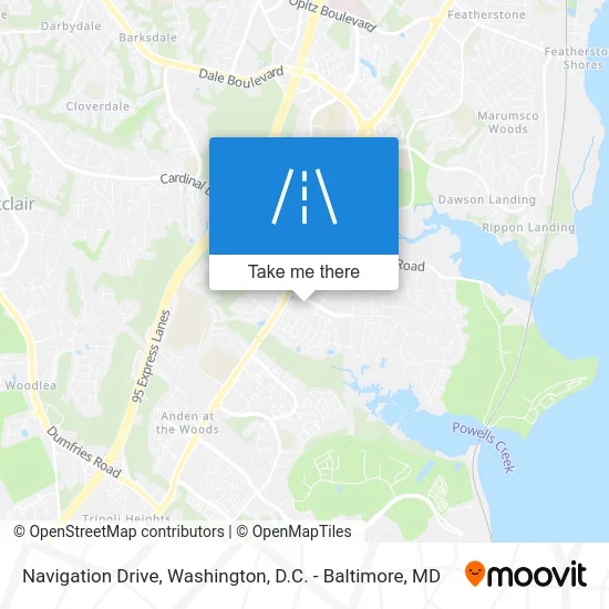 Navigation Drive map