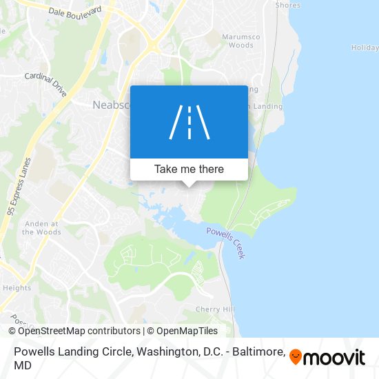 Mapa de Powells Landing Circle