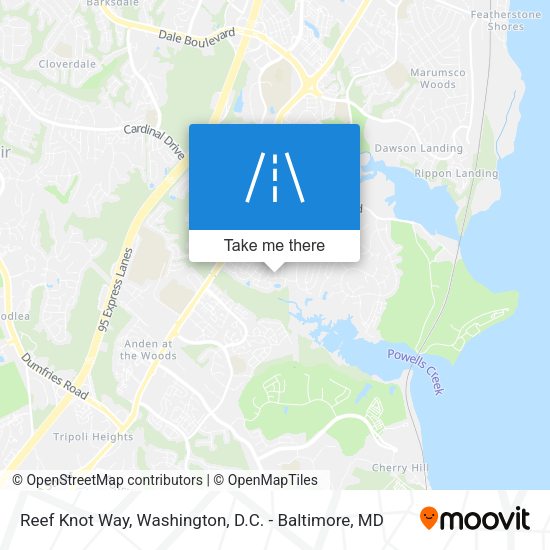 Reef Knot Way map