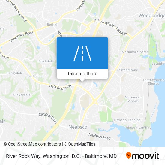 River Rock Way map