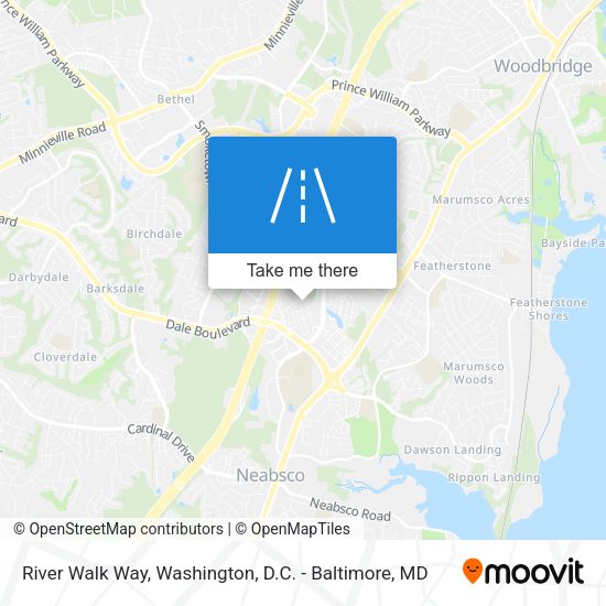 River Walk Way map