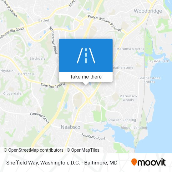 Sheffield Way map