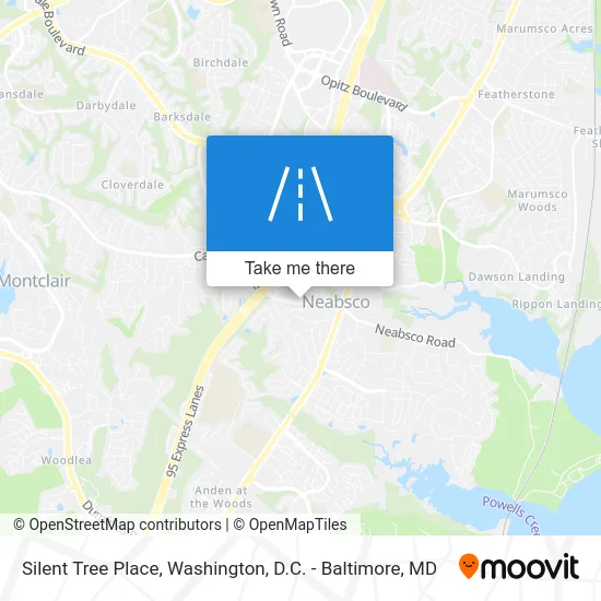 Silent Tree Place map