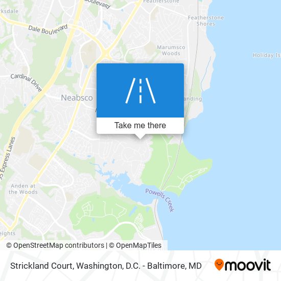 Strickland Court map