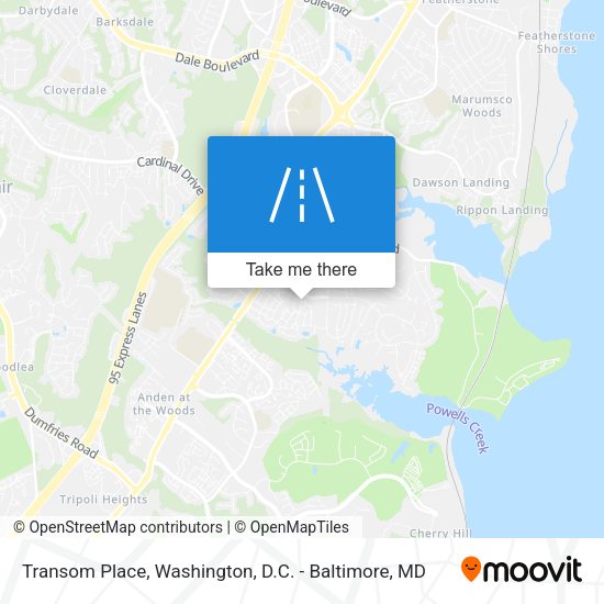 Mapa de Transom Place