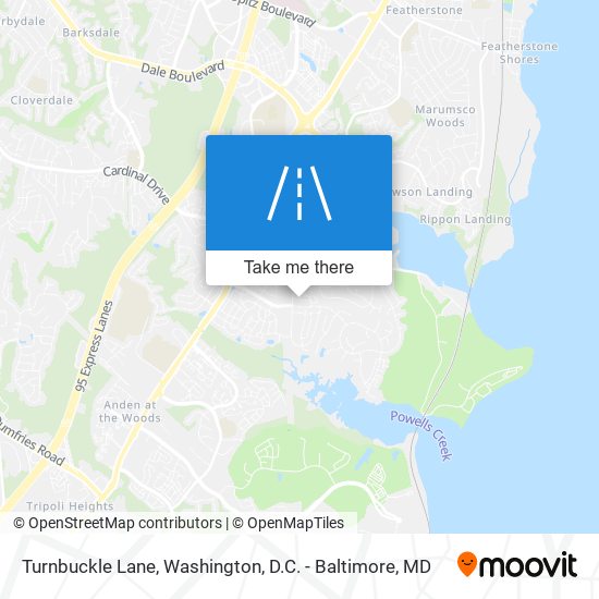 Mapa de Turnbuckle Lane