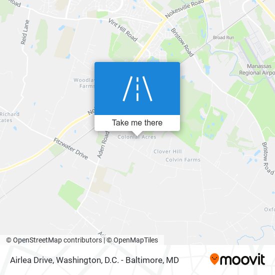 Airlea Drive map
