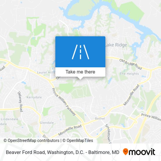 Mapa de Beaver Ford Road