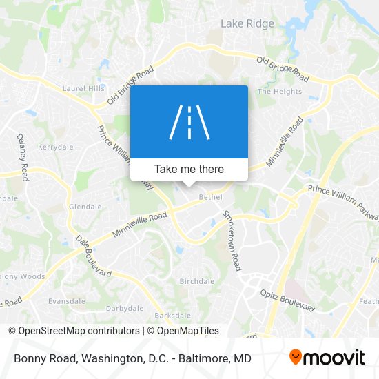 Mapa de Bonny Road