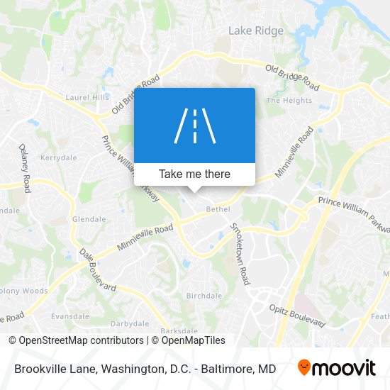 Mapa de Brookville Lane