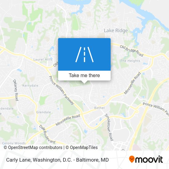 Carly Lane map