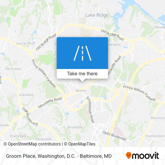 Mapa de Groom Place