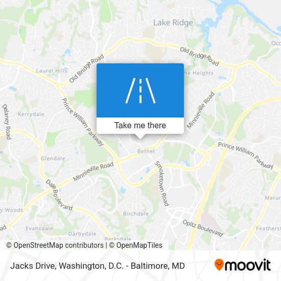 Mapa de Jacks Drive