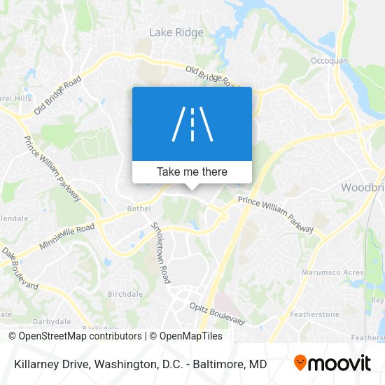 Killarney Drive map