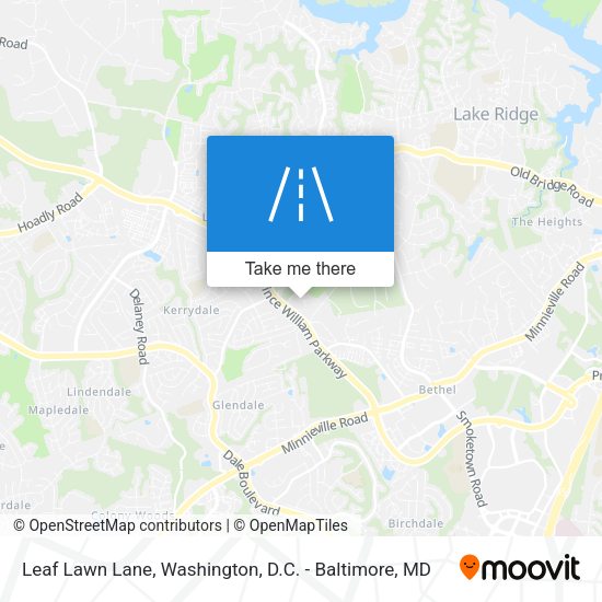 Mapa de Leaf Lawn Lane