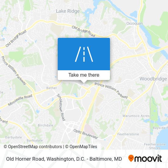 Mapa de Old Horner Road
