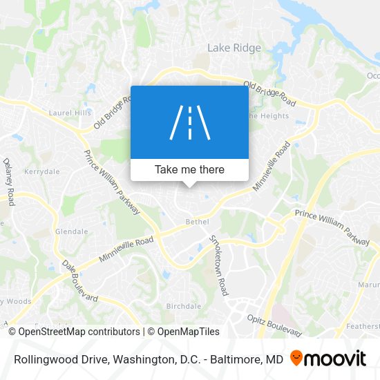 Rollingwood Drive map