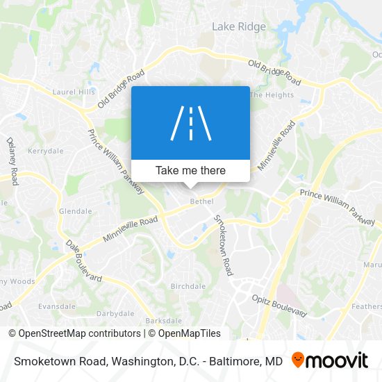 Mapa de Smoketown Road