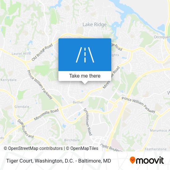 Tiger Court map