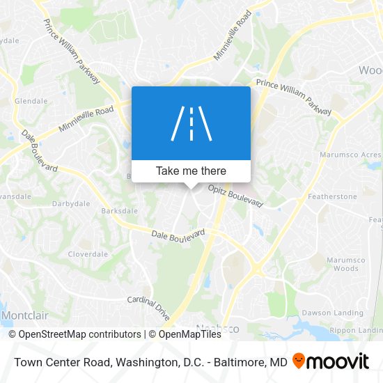 Town Center Road map