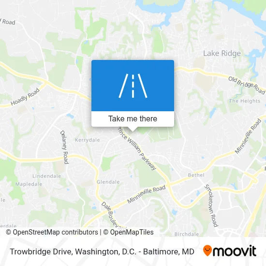 Trowbridge Drive map